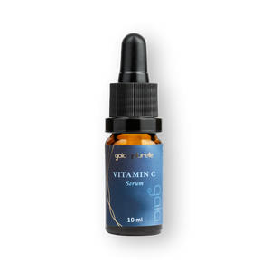 Bottle of Vitamin C Serum with dropper Gaia Naturelle